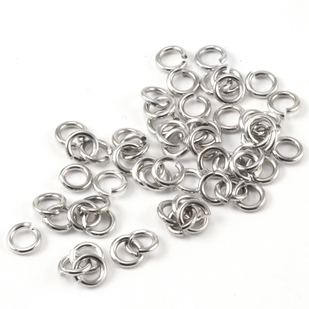 Jump Rings Stainless Steel 3.5mm I.D. 20 Gauge Jump Rings, 1/4 Ounce Pack